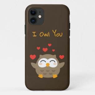 I Owl You Illustration iPhone 11 Case