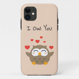 I Owl You Illustration iPhone 11 Case