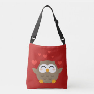 I Owl You Illustration Crossbody Bag