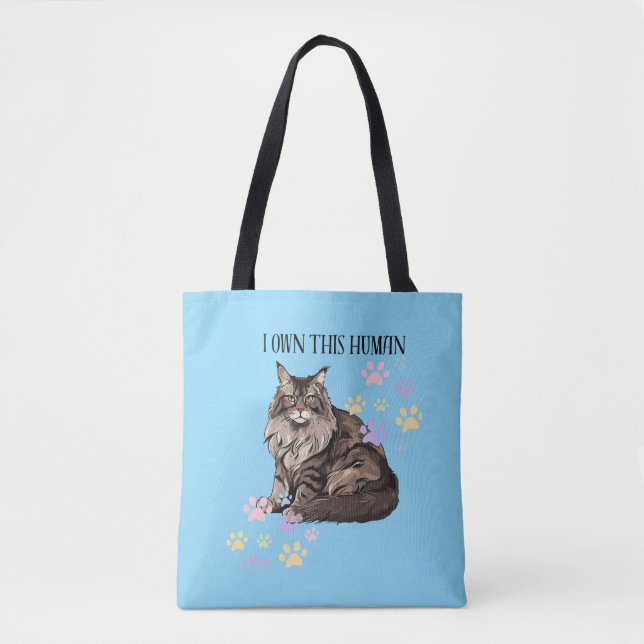 I own his human tote bag (Front)