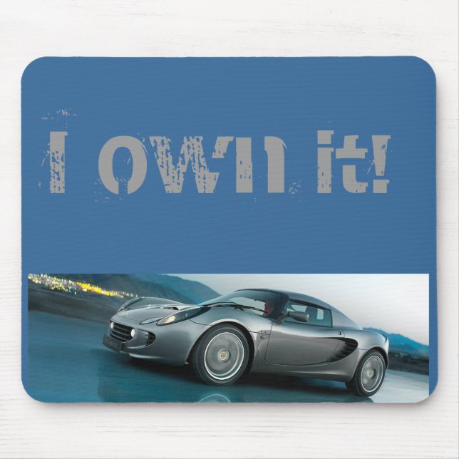 I Own it Lotus Mouse Pad (Front)