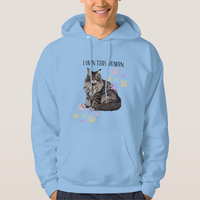I own this human hoodie (Front)