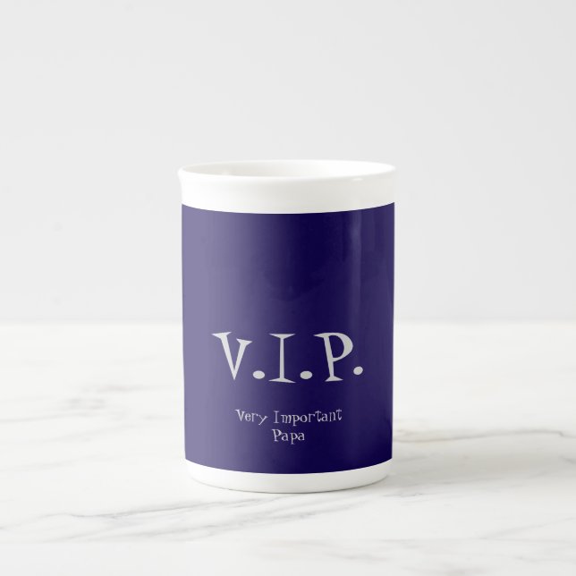 I.P. BONE CHINA MUG (Front)