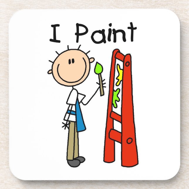 I Paint Coaster (Front)