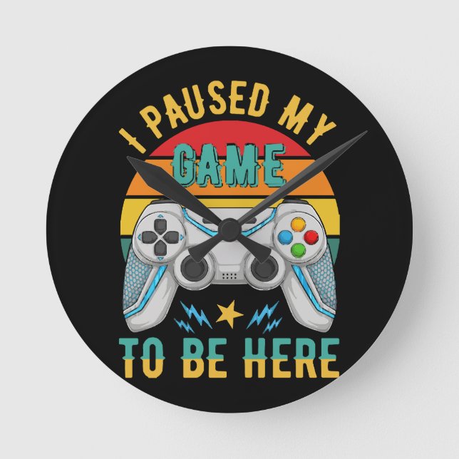 i paused my game round clock (Front)