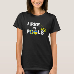I Pee In Pools  Beach People Peeing Humourous Swim T-Shirt