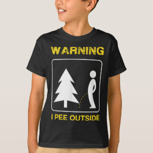 I Pee Outside T Shirt - Camping Shirt _1