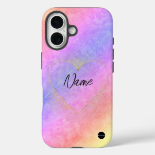I phone Case Heart Mixed Colours HAMbWG