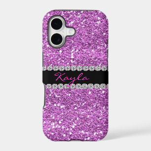I PHONE CASE LAVENDER CRYSTAL BLING