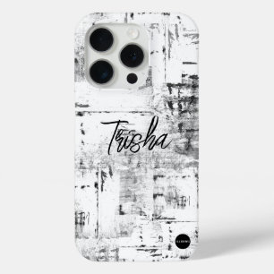 I Phone Case White Mix Distressed HAMbyWG