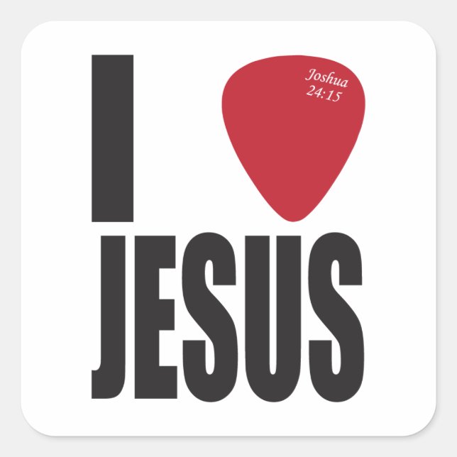 I Pick Jesus Stickers (Front)
