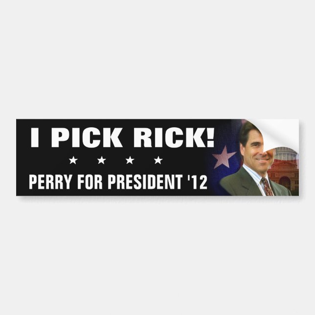 I PICKK RICK BUMPER STICKER (Front)