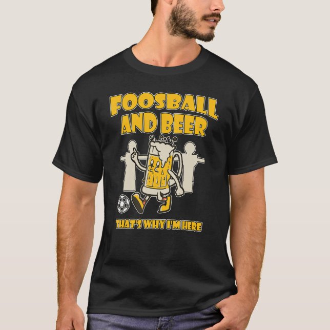 I Play At The Foosball Table Real Men Dont Spin 2 T-Shirt (Front)