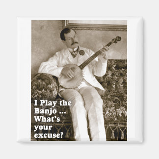 I Play Banjo ... Magnet