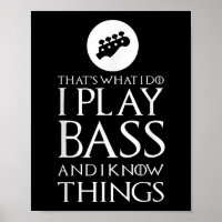 I Play Bass Funny Bass Guitar