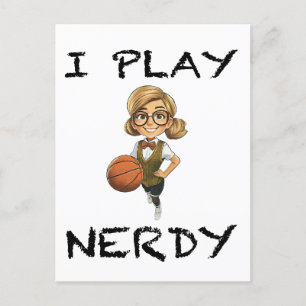 I Play Nerdy Postcard
