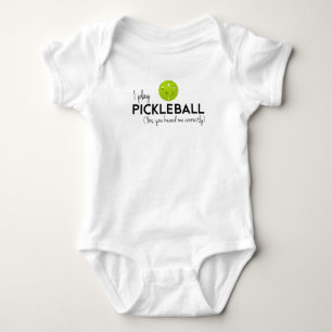 I Play Pickleball Baby Bodysuit