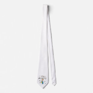 I Play Saxophone Stick Figure T-shirts and Gifts Tie