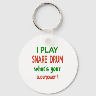 I play Snare Drum what's your superpower ? Keychain