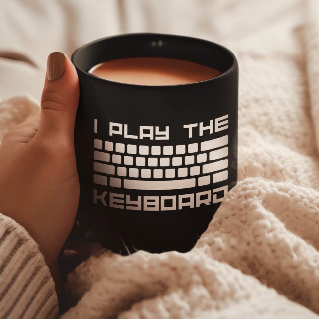 I Play The Keyboard - Computer Programming - Coder Coffee Mug (Creator Uploaded)