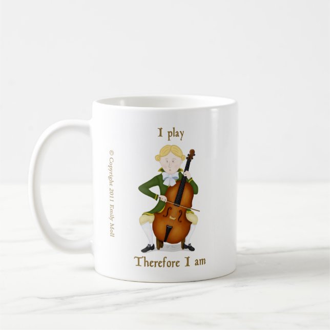 I Play Therefore I Am Coffee Mug (Left)