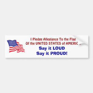 I Pledge Allegiance To the F... Bumper Sticker