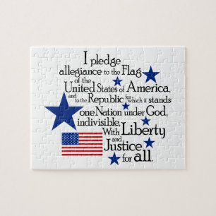 I pledge Allegiance to the flag Jigsaw Puzzle