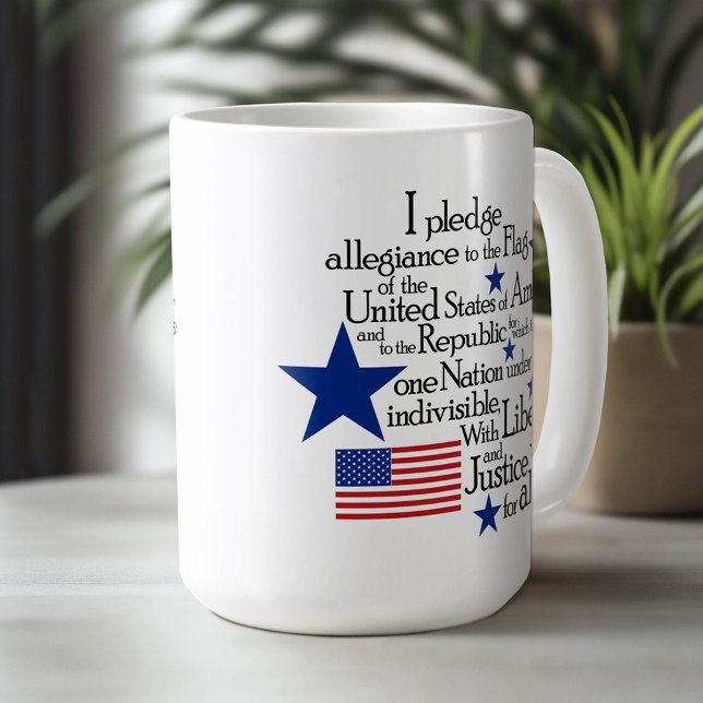 I pledge Allegiance to the flag of the United Coffee Mug (Custom Mug)