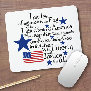 I pledge Allegiance to the flag of the United Mouse Pad