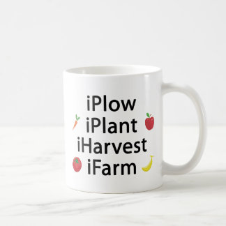 I Plow plant harvest farm with fruits Coffee Mug