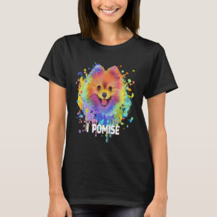 I Pomise Pomeranian  Pom Pom Humor Dog Theme Dog T-Shirt