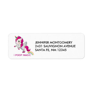 I Poop Magic Funny Unicorn Saying