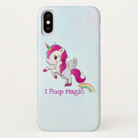 I Poop Magic Funny Unicorn Saying