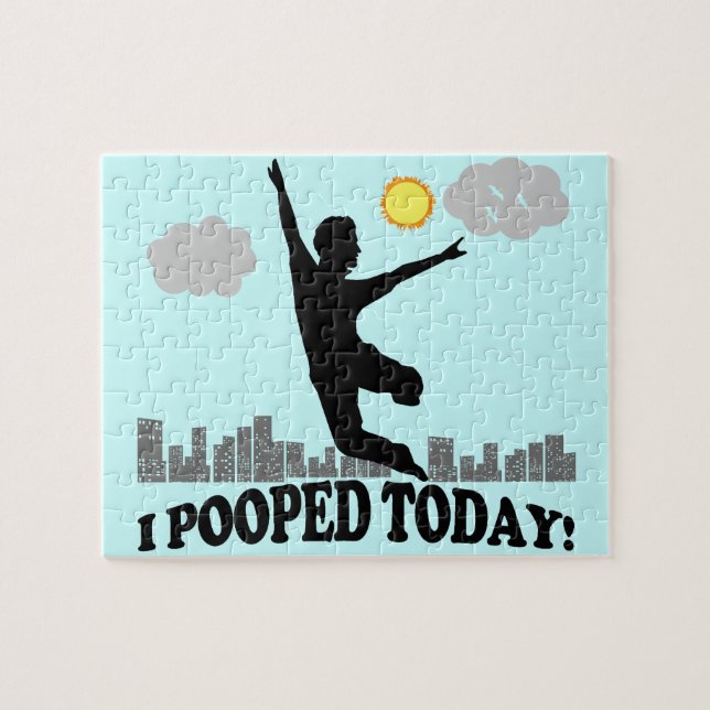 I Pooped Today Jigsaw Puzzle (Horizontal)