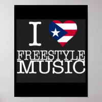 I Pr Heart Style Music Black T Shirt 