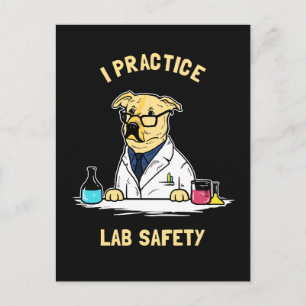 I Practice Lab Safety Postcard