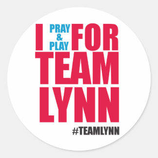 I Pray & Play For Team Lynn Sticker