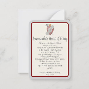 “I Prayed for You Today” Immaculate Heart Notecard