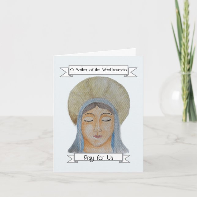 “I Prayed for You Today” Note Card – The Memorare (Front)