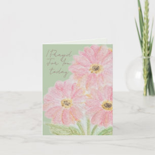 I Prayed For You Today Sage Watercolor Gerber Card