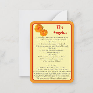 “I Prayed for You Today” The Angelus Notecard