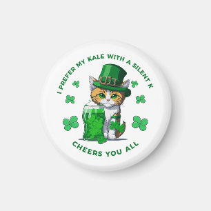 I Prefer My Kale With A Silent K Funny Beer Lover Magnet
