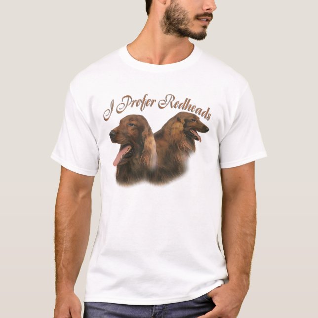 I prefer redheads T-Shirt (Front)