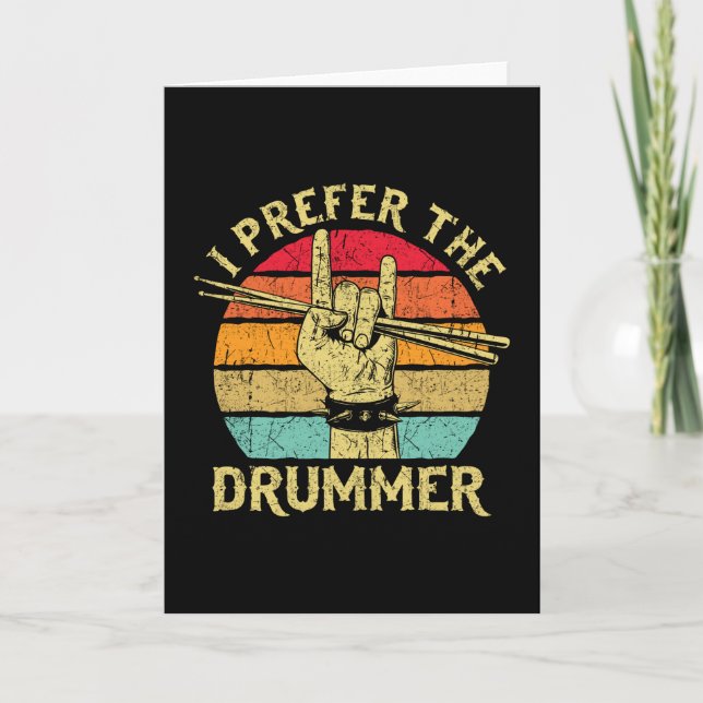 I prefer the drummer card (Front)