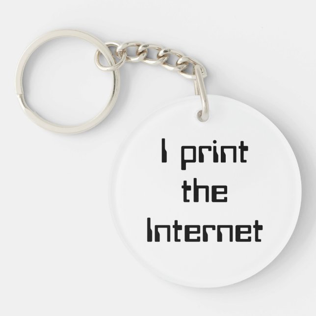 I print the Internet Keychain (Front)