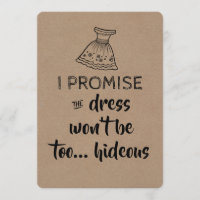 I Promise Bridesmaid / Maid of Honour Proposal