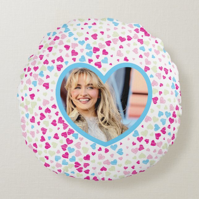 I promise to Stay, If you Promise to never Leave. Round Pillow (Front)