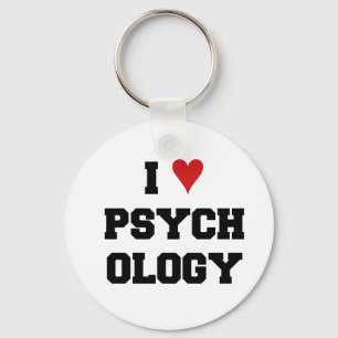 I ♥ PSYCHOLOGY KEYCHAIN