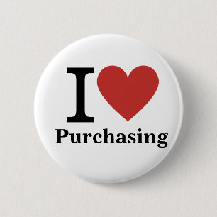 I ❤️ Purchasing for Employees CUSTOM Pins