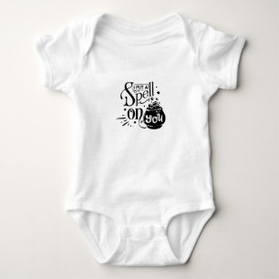 I put a spell on you. baby bodysuit